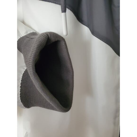 Men's Nike White Ohio State Buckeyes OSU Windrunner Raglan FullZip Hoodie Jacket - Picture 10 of 16